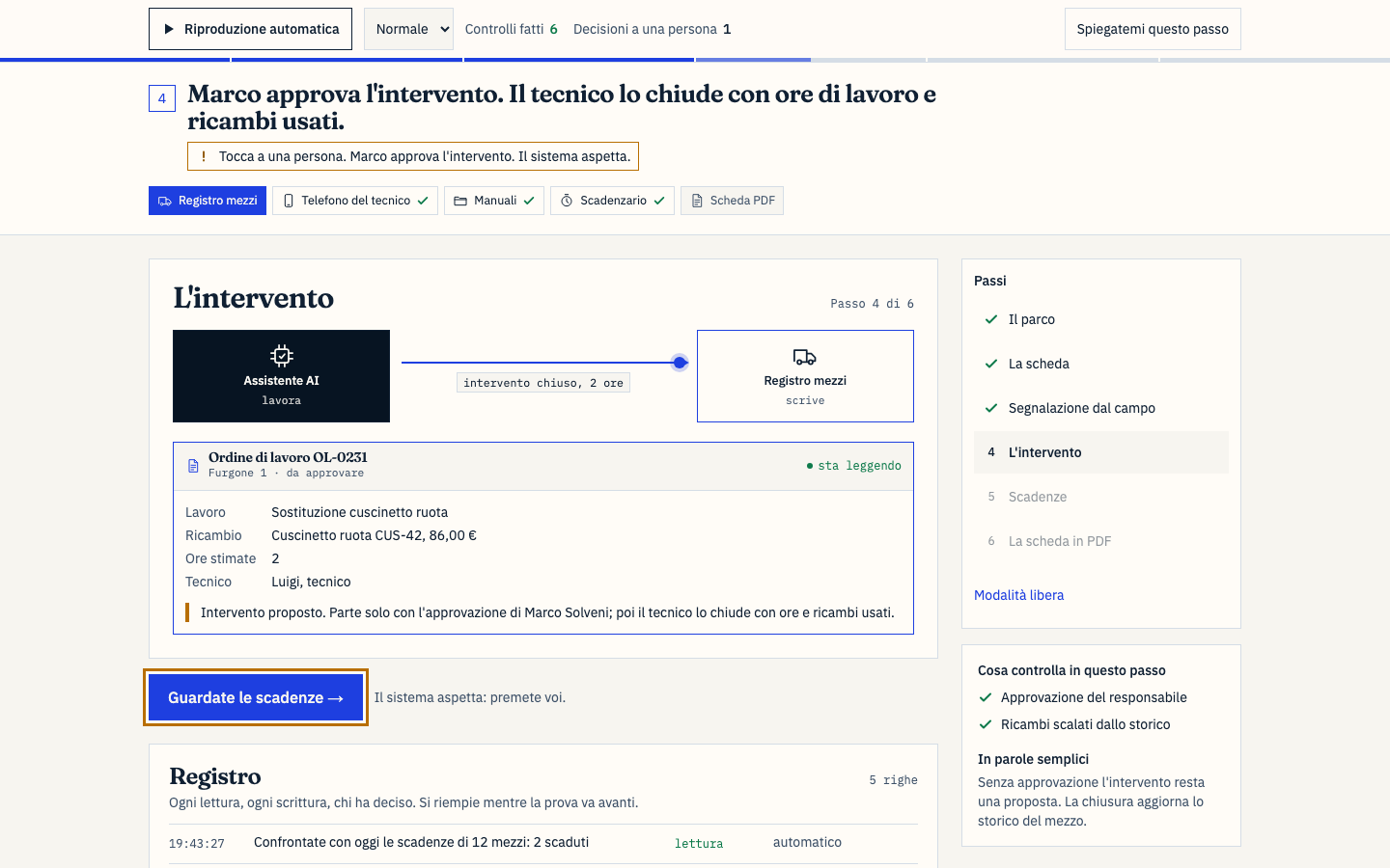 Scadenze in arrivo: revisione, assicurazione, controllo periodico