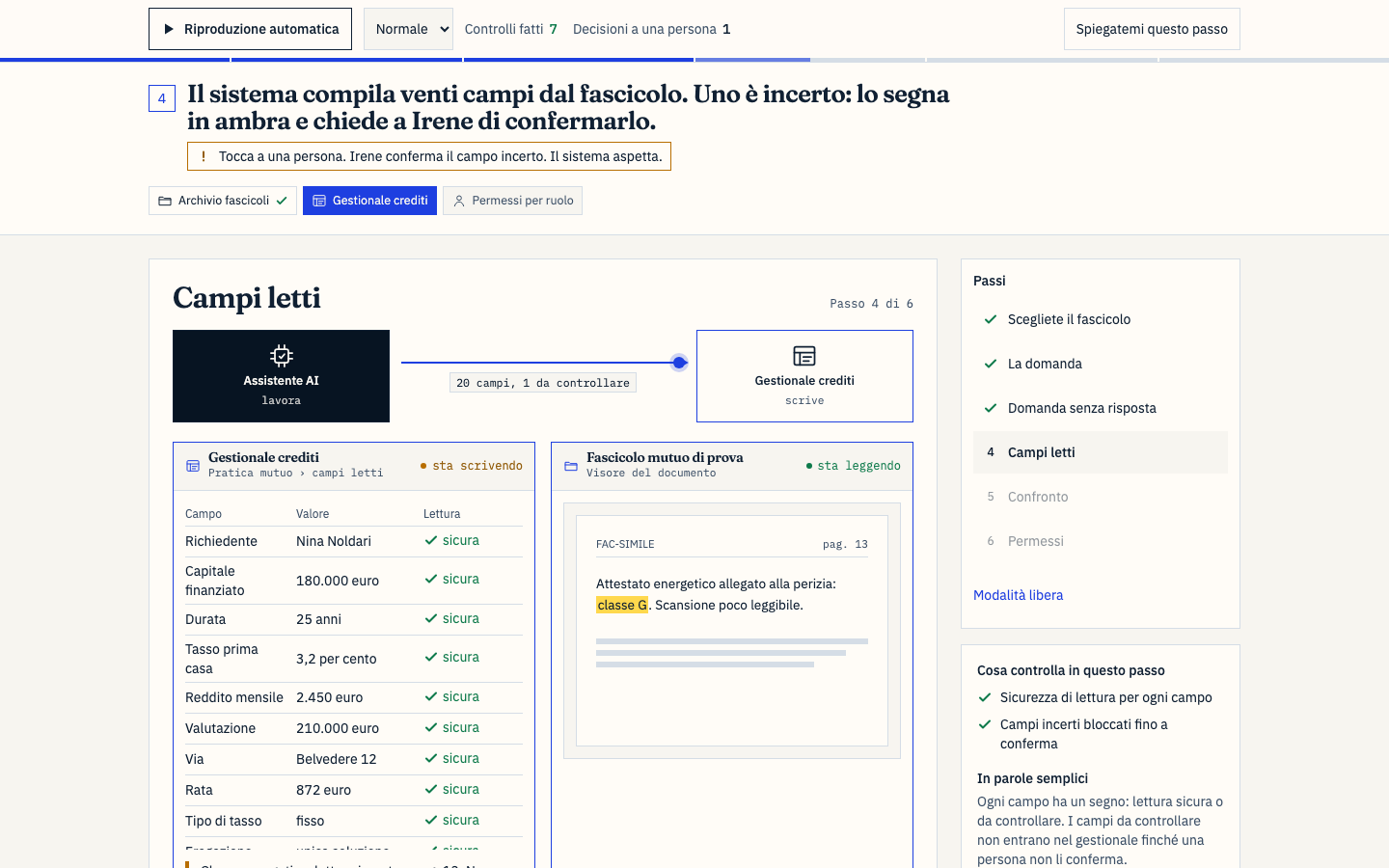 Confronto tra due versioni dello stesso contratto, differenze evidenziate